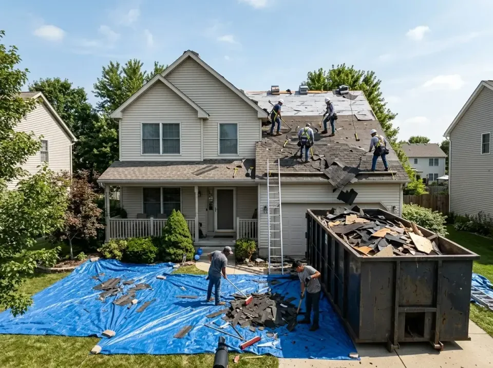 roof-replacement-debris-remova-004 — frequently asked questions, Cheapest Dumpster Rentals in Hudson Bend, TX